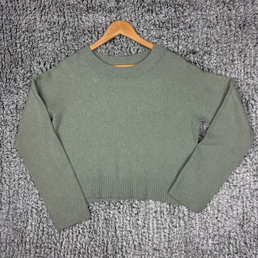 Abound Boxy Sweater Halo Green Women's Size X Small Baggy Soft Comfortable XS - Picture 3 of 10